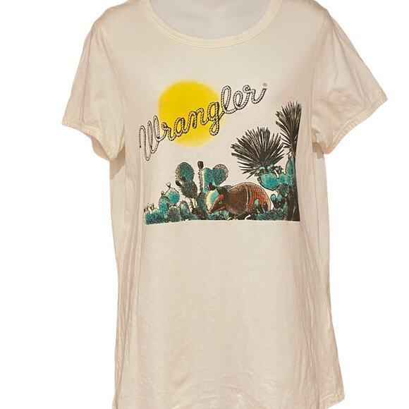 Wrangler Womens Medium Short Sleeve Western Motif Cotton T-Shirt - Picture 1 of 3